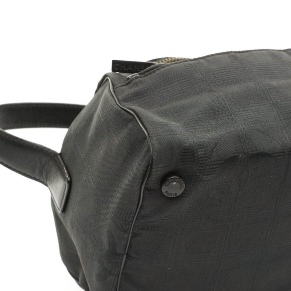 Auth Chanel Cosmetic Pouch Nylon Black #13612C96 - Picture 9 of 14